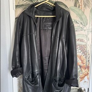 Vintage lambskin leather jacket